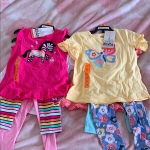 Colorful Kids' Outfit Set 2T